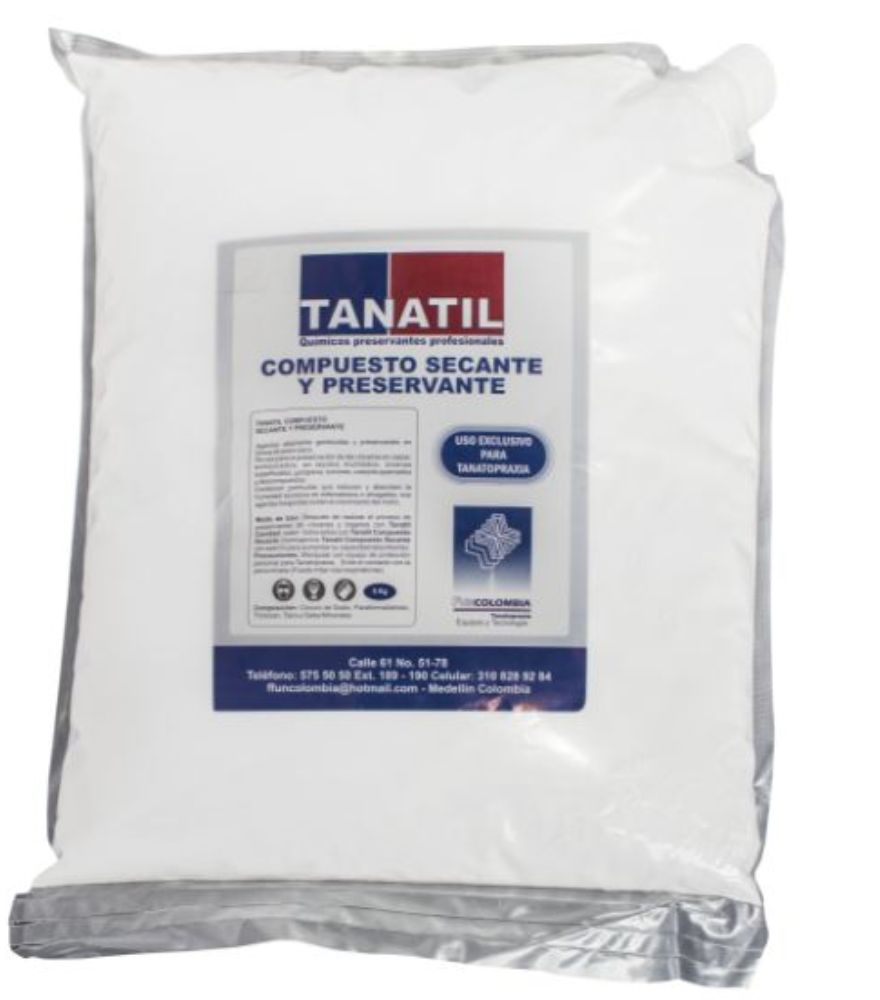 Tanatil compuesto secante y preservante