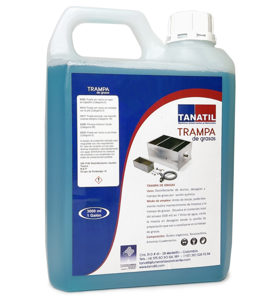 Tanatil trampa de grasas