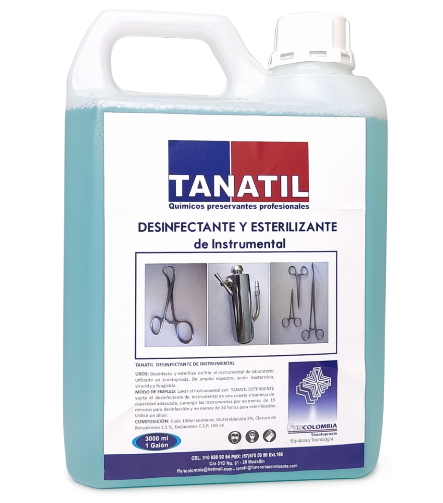 Desinfectante y esterilizante de instrumental