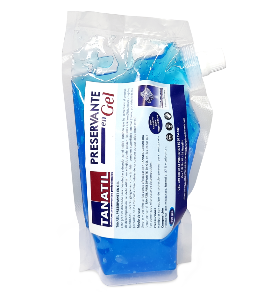 Tanatil preservante en gel