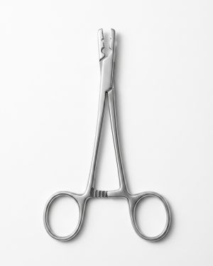 Pinza porta cánulas de 2 orificios